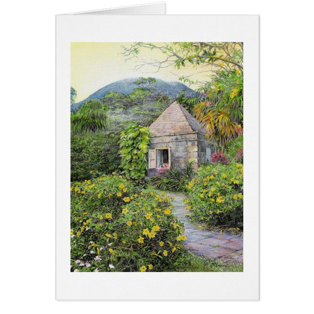 Paul McGehee "Nevis - Golden Dawn" Karte (Vorne)