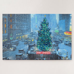 Paul McGehee "Noël à New York" Puzzle