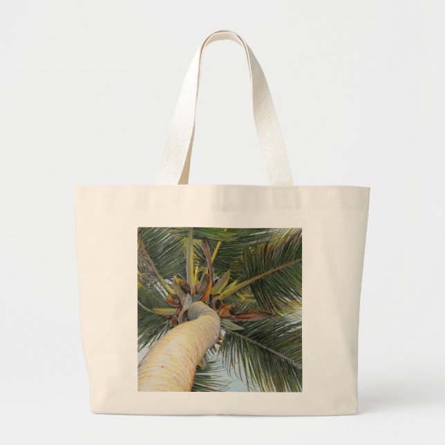 Paul McGehee "Palm Tree" Tote Bag Jumbo Stoffbeutel (Vorne)