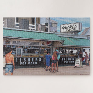 Paul McGehee "Popcorn Stand" Jigsaw Puzzle