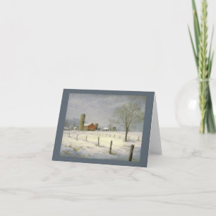 Paul McGehee "Silent Snowfall" Card Feiertagskarte