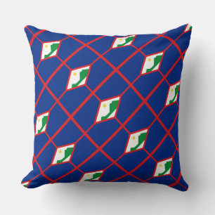 Paul McGehee "Sint Eustatius Flag" Kissen