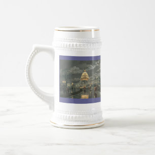 Paul McGehee "The Hauptstadt by Moonlight" Beer St Bierglas