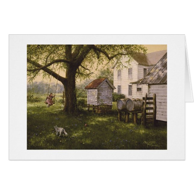 Paul McGehee "The Summer Place" Card (Vorderseite (Horizontal))