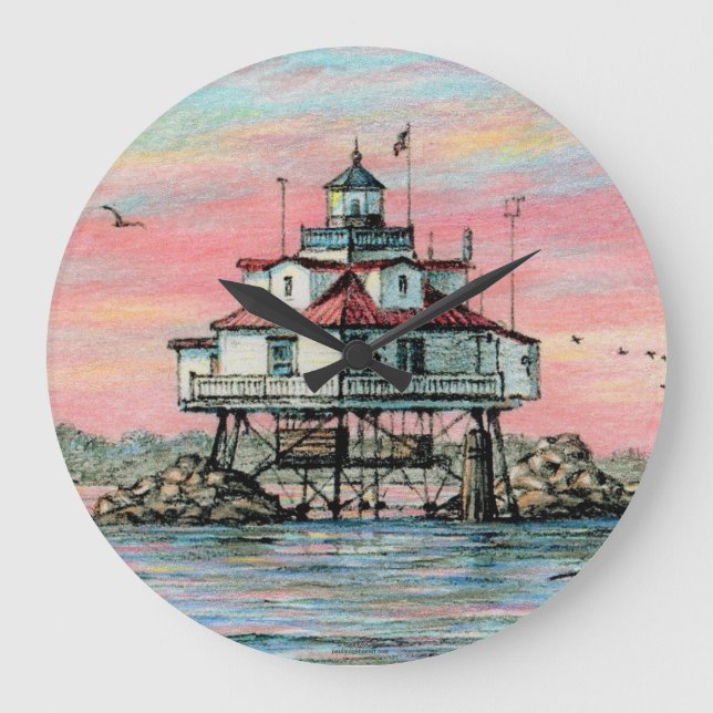 Paul McGehee "Thomas Point Dawn" Uhr (Vorderseite)