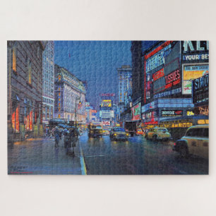 Paul McGehee "Times Square en 1954" Puzzle