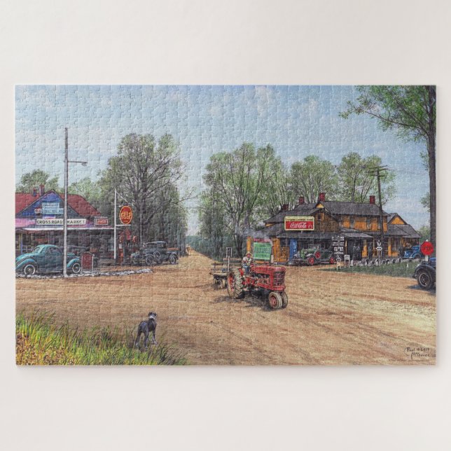 Paul McGehee "Tyson's Corner - 1940" Puzzle (Horizontal)