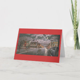 Paul McGehee "Vieux Noël de la ville" Carte de Noë