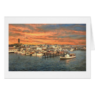 Paul McGehee "Yacht Basin (1950) Ocean City" Card