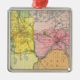 Paul, Minneapolis, Minnesota Ornament Aus Metall