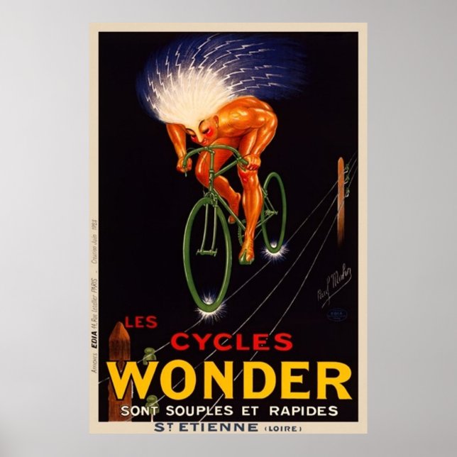 Paul Mohrs Vintage Wunderzykluswerbung Poster (Vorne)
