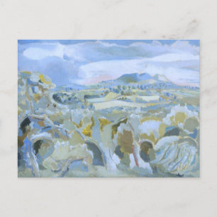 Paul Nash - Landschaft der Malvern-Distanz, Postkarte