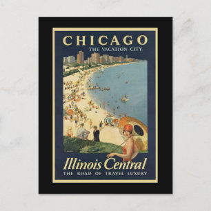 Paul Proehl Chicago Vacation City Postkarte