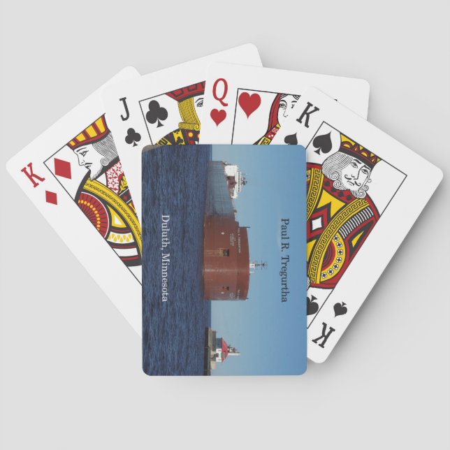 Paul R. Tregurtha Duluth Spielkarten (Rückseite)