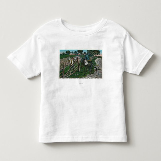 Paul Revere, der Generator Israel Putnam Kleinkind T-shirt (Vorderseite)