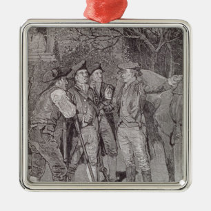 Paul Revere in Lexington Ornament Aus Metall