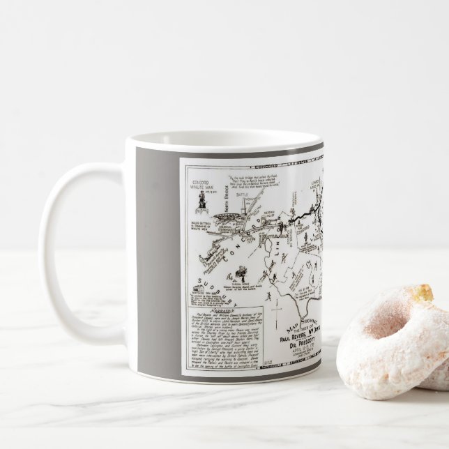 Paul Reveres Tasse (Mit Donut)