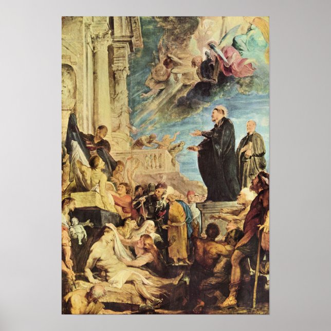 Paul Rubens - Das Wunder des hl. Franziskus Xavier Poster (Vorne)