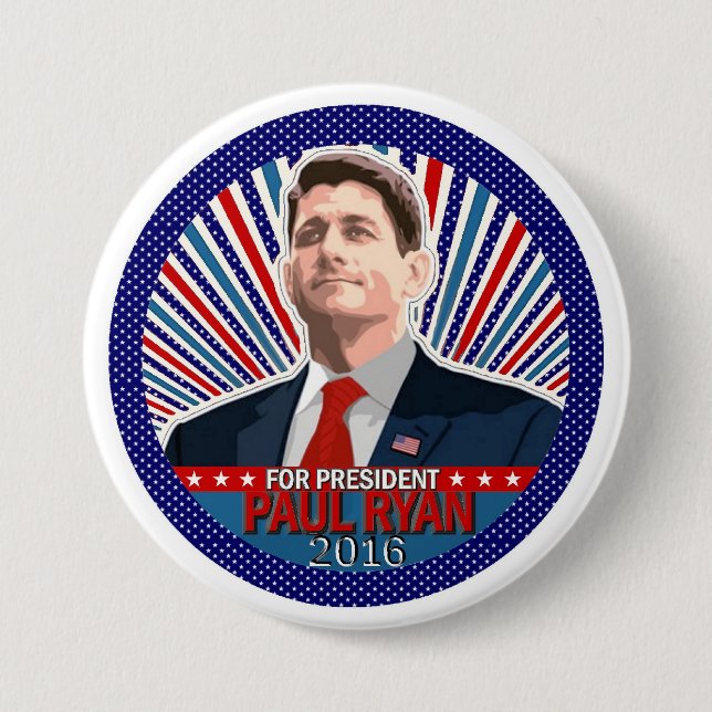 Paul Ryan für Präsidenten 2016 Button (Vorderseite)