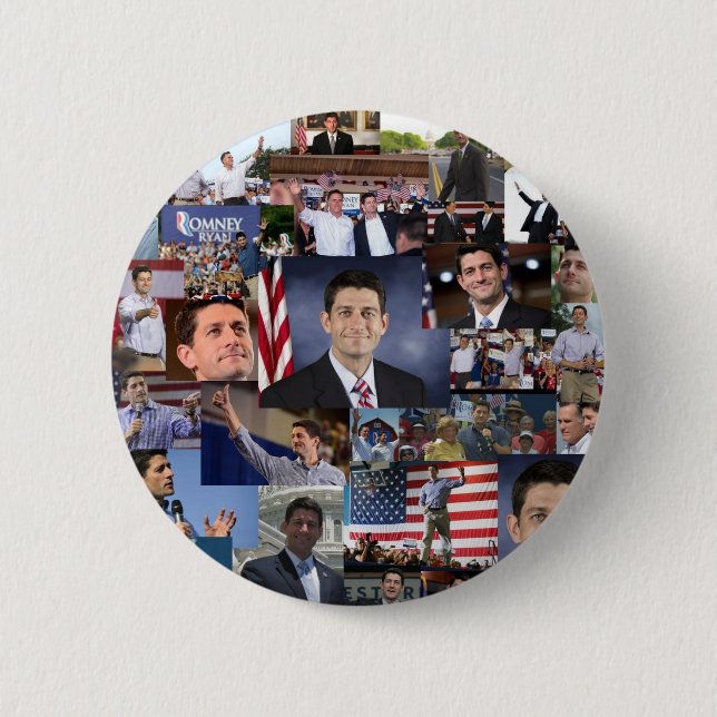 Paul Ryan republikanisches VP Button (Vorderseite)