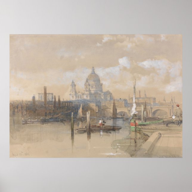 Paul’s (1862-1863) David Roberts Poster (Vorne)