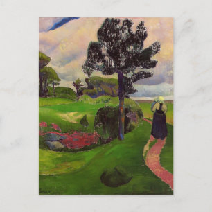 Paul Serusier-Mutter & Kind auf einer bretonischen Postkarte