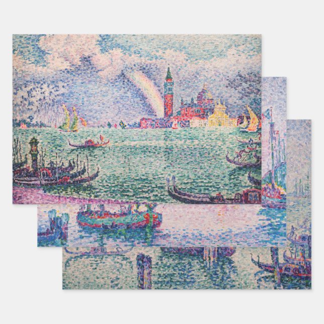 Paul Signac - Auswahl der Meisterwerke in Venedig Geschenkpapier Set (Set)