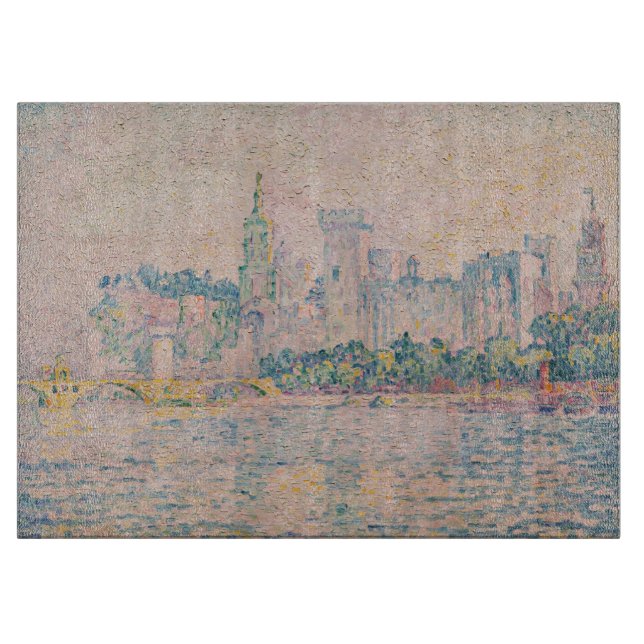Paul Signac - Avignon, Morning Schneidebrett (Vorderseite)
