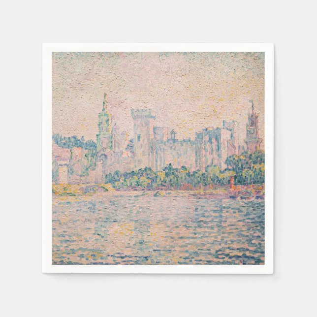 Paul Signac - Avignon, Morning Serviette (Vorderseite)
