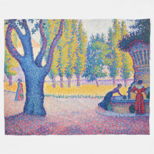 Paul Signac - Brunnen des Lices, Saint-Tropez Fleecedecke