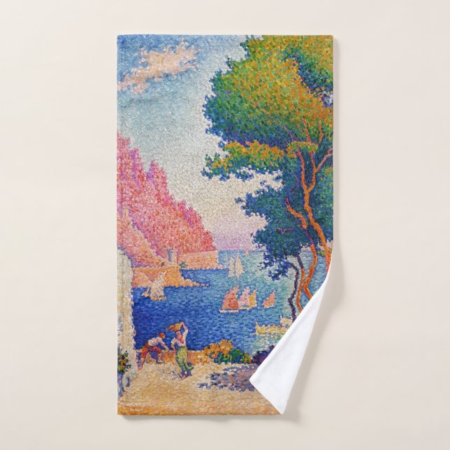 Paul Signac - Capo di Noli Badhandtuch Set (Handtuch)