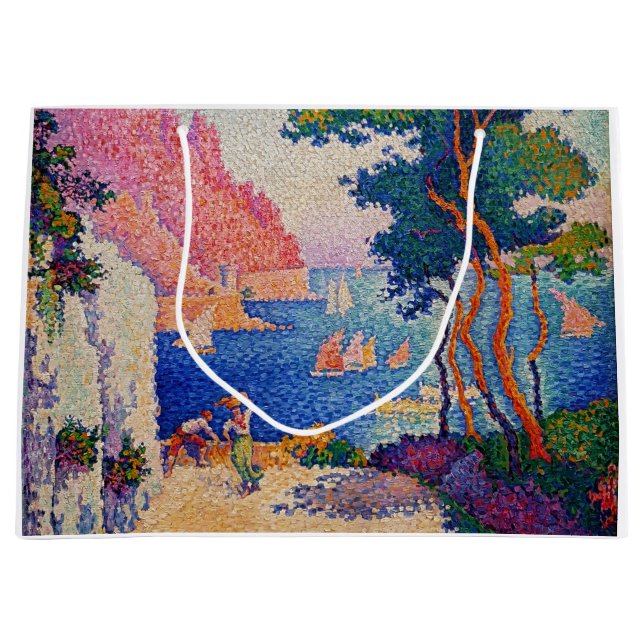 Paul Signac - Capo di Noli Große Geschenktüte (Vorderseite)