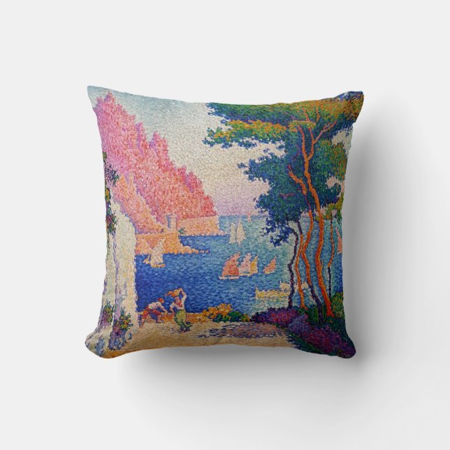 Paul Signac - Capo di Noli Kissen (Vorderseite)