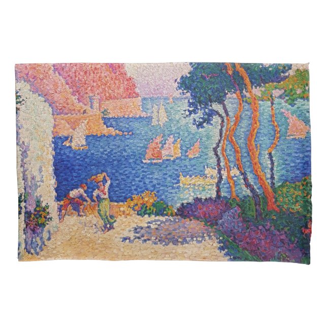 Paul Signac - Capo di Noli Kissenbezug (Vorderseite)