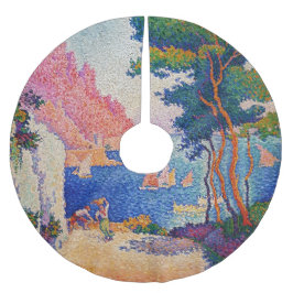 Paul Signac - Capo di Noli Polyester Weihnachtsbaumdecke