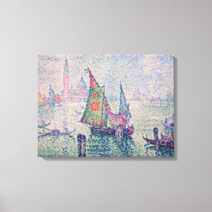Paul Signac - Das grüne Segel Leinwanddruck