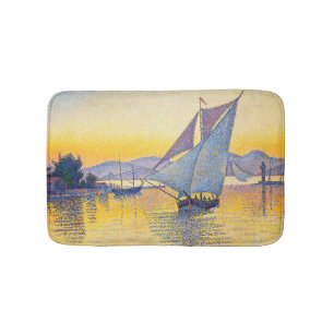 Paul Signac - Der Hafen bei Sonnenuntergang, Opus  Badematte