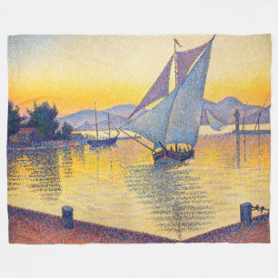 Paul Signac - Der Hafen bei Sonnenuntergang, Opus Fleecedecke