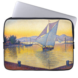 Paul Signac - Der Hafen bei Sonnenuntergang, Opus  Laptopschutzhülle