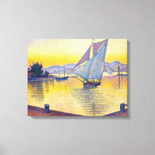 Paul Signac - Der Hafen bei Sonnenuntergang, Opus  Leinwanddruck
