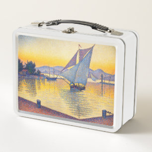 Paul Signac - Der Hafen bei Sonnenuntergang, Opus Metall Brotdose