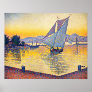 Paul Signac - Der Hafen bei Sonnenuntergang, Opus  Poster