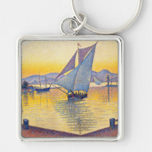 Paul Signac - Der Hafen bei Sonnenuntergang, Opus  Schlüsselanhänger
