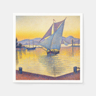 Paul Signac - Der Hafen bei Sonnenuntergang, Opus Serviette