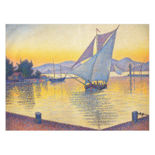 Paul Signac - Der Hafen bei Sonnenuntergang, Opus Tischdecke