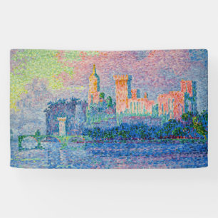 Paul Signac - Der Papstpalast, Avignon Banner