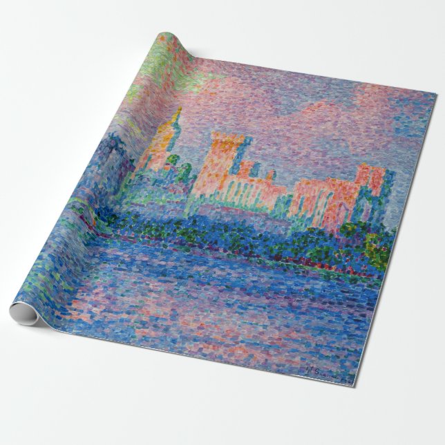 Paul Signac - Der Papstpalast, Avignon Geschenkpapier (Ungerollt)