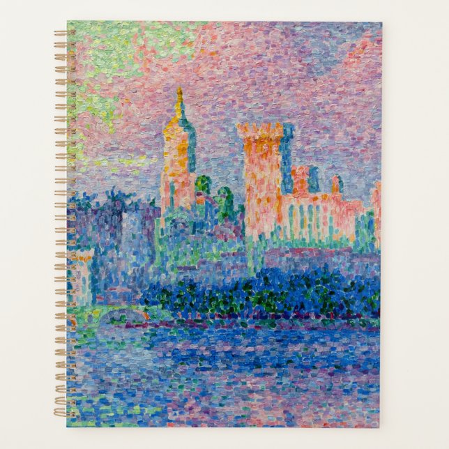 Paul Signac - Der Papstpalast, Avignon Planer (Vorderseite)