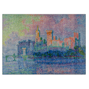 Paul Signac - Der Papstpalast, Avignon Schneidebrett
