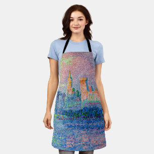 Paul Signac - Der Papstpalast, Avignon Schürze